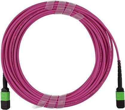 Produktbild BlueOptics LWL MPO/APC-8xLC/UPC Breakout Kabel OM4 1 Meter