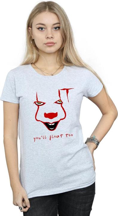 Actual product image Universal Textiles Womens/Ladies Pennywise Float Cotton T-Shirt (L)