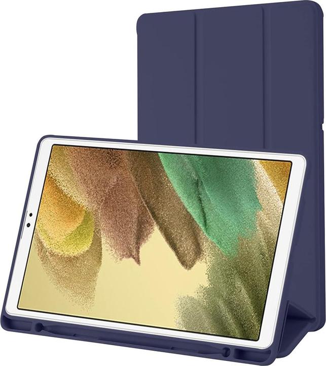 Techsuit - Flex Trifold (with Pencil Holder) - Samsung Galaxy Tab A7 Lite - Dark Blue (Galaxy Tab A7 Lite)