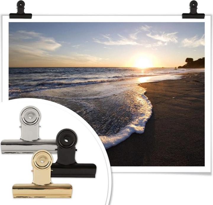 Produktbild Trenddeko Sonnenuntergang am Meer (80 x 60 cm)