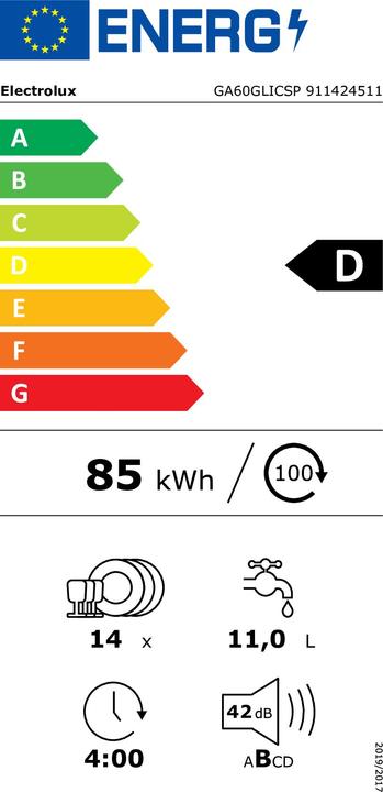 Energie-Label Electrolux GA60GLICSP