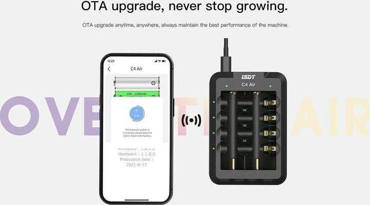 Produktbild Isdt Ladegerät C4 Air USB-C, für NiMH & Li-ion (1 Stk., HR6, HR03, Ladegerät ohne Akku)