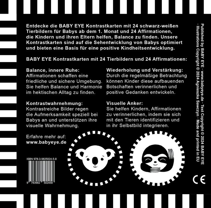 Produktbild Kontrastkarten fr Babys, Kinder & Eltern: Band 1 - Balance Entwicklungsbasierte Lernr (Deutsch)