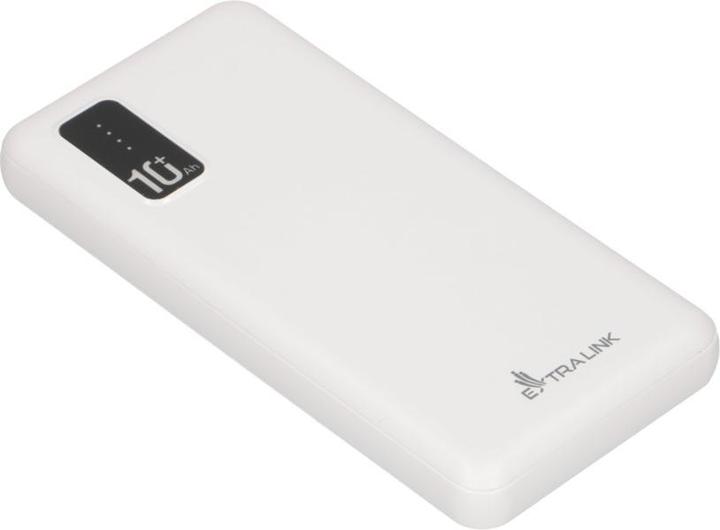Produktbild Extralink EX.19638 power bank Lithium Polymer (LiPo) White (10000 mAh, 10 W, 37 Wh)