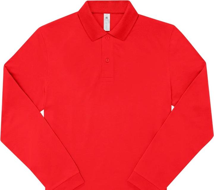Image du produit B&C Mens My Long-Sleeve Polo Shirt (XXL)