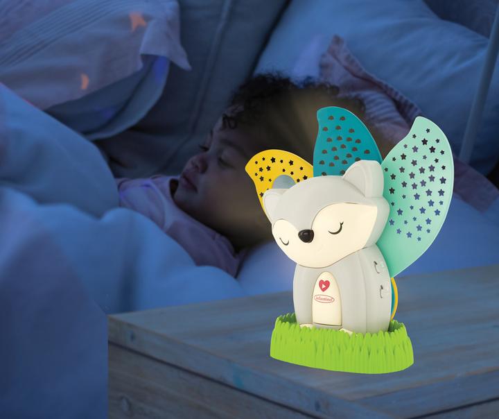 Immagine prodotto Infantino Luce notturna e calmante musicale 2 in 1, Grey Fox