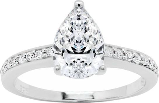 Produktbild Candy Ring Pear, 925 Sterling Silber (56, 925 Silber)