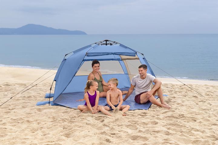Actual product image Bestway Tent Polyester with Ventilation 107/127x240x125 cm Camping & Beach 68144 (Dome tent, 3.30 kg, 4 persons)