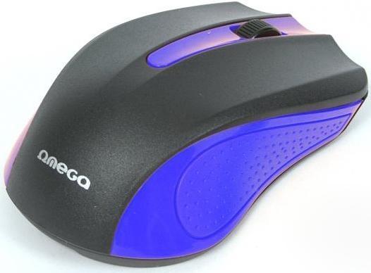 Actual product image Omega OM05BL mouse USB Type-A Optical 1000 DPI (Cable)