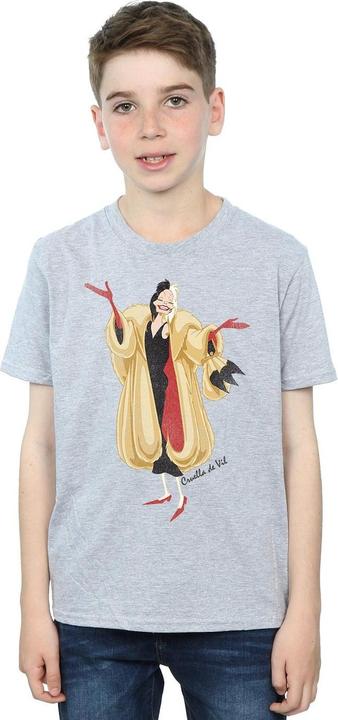 Actual product image Disney Boys 101 Dalmatians Classic Cruella De Vil T-Shirt (152, 158)