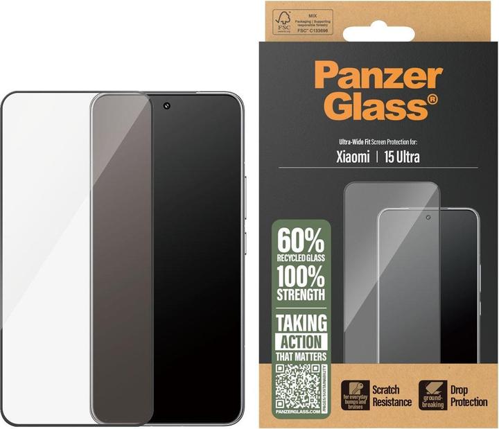Image du produit PanzerGlass Screen Protector Xiaomi 15 Ultra | Ultra-Wide Fit (1 pièce(s), Xiaomi 15 Ultra)