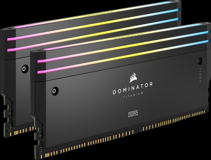 Corsair DOMINATOR Titanium Light Enhancement Kit, 2-up config, Functional LEDs, Black Heatsink, no DRAM ICs (Multicoloured)