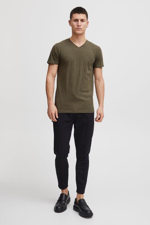 Immagine prodotto Solid Bedo T-Shirt A Maniche Corte Maglietta Da Uomo Con Collo A V In Cotone 100% (L)