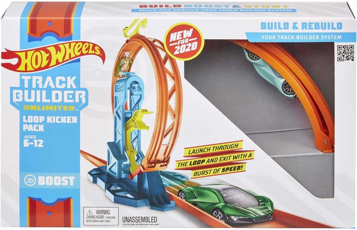 Image du produit Hot Wheels Coffret Lanceur et Looping Track Builder - Circuit Petite voiture - A partir de 6 ans