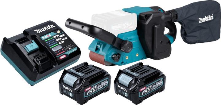 Productafbeelding Makita BS 001 GD201 Akku Bandschleifer 40 V max. 76 x 533 mm Brushless + 2x Akku 2,5 Ah + Ladegerät