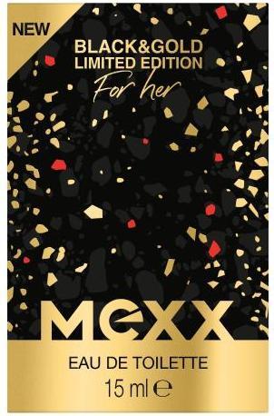 Immagine prodotto Mexx Edizione limitata in oro e nero (Eau de toilette, 15 ml)