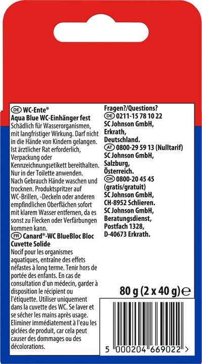 Produktbild WC-Ente Acqua Blue 4in1 Nachfüller