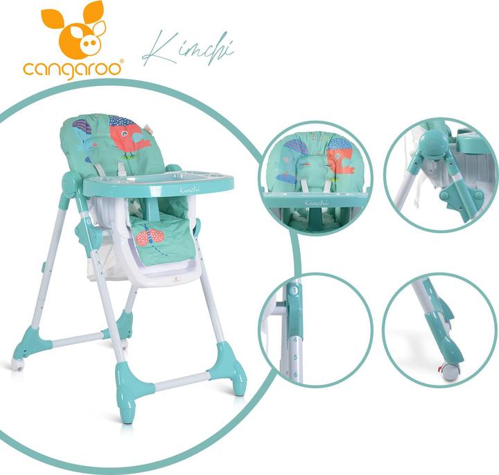 Image du produit Moni chaise haute Kimchi, pliable (Chaise haute)