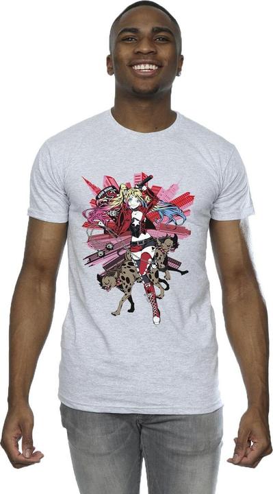 Image du produit - T-shirt HARLEY QUINN HYENAS - Homme (XXL)