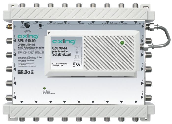 Produktbild Axing SPU910-09, DiSEqC-Multischalter 9/10