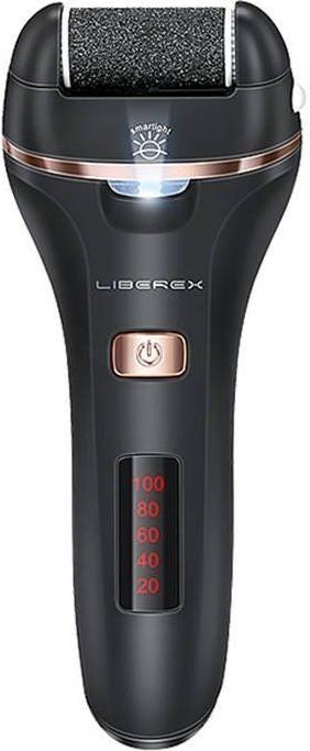 Liberex Rimuovi calli elettrico per piedi LED (Deodorante per piedi e polvere)
