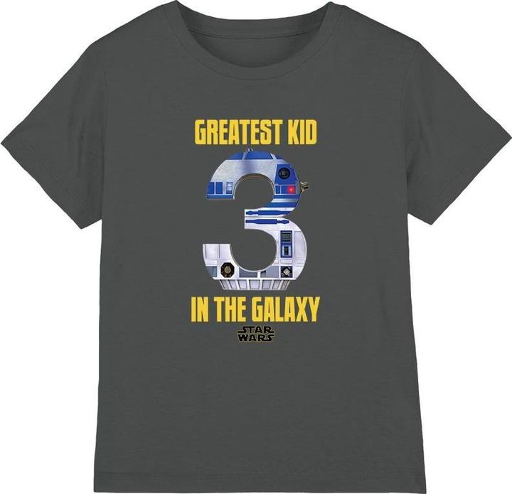 Actual product image Star Wars Childrens/Kids Greatest Kid R2-D2 T-Shirt (116)