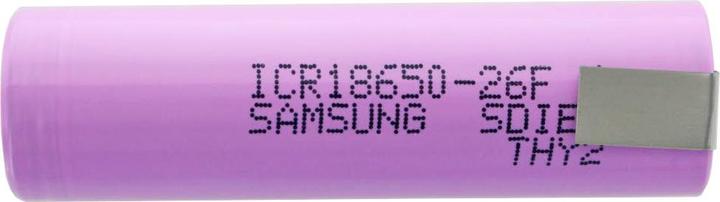Produktbild Samsung Akku ICR 18650 26F mit Lötfahne Z-Form (18650)