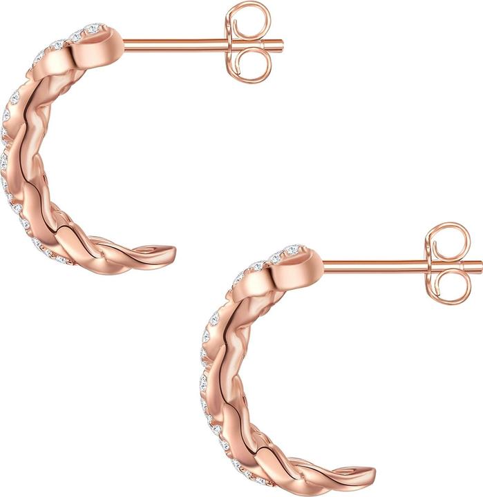 Image du produit Glanzstücke München Femmes argent sterling zirconium rose or - 28401 (Argent 925)