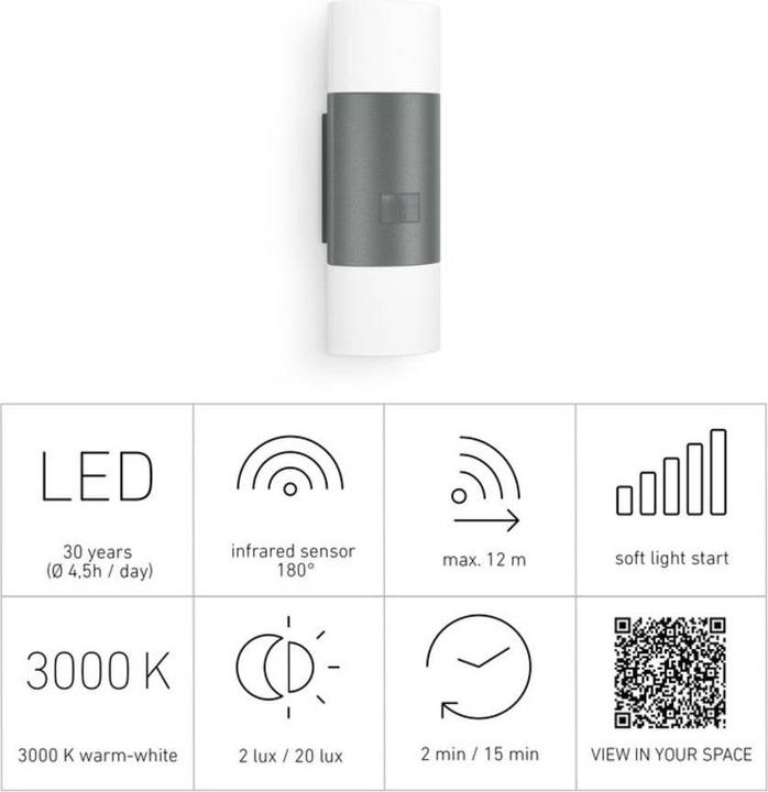 Immagine prodotto Steinel Lampada da parete per esterni L 910 (755 lm)