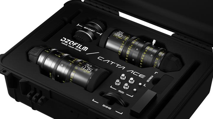 Immagine prodotto Dzofilm Catta Ace Zoom 2-Lens Kit (35-80/70-135 T2.9) Nero (C-mount, L-mount, Full-frame)