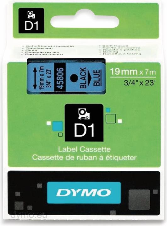 Actual product image Dymo S0720860 Standard tape (1.90 cm, Blue)