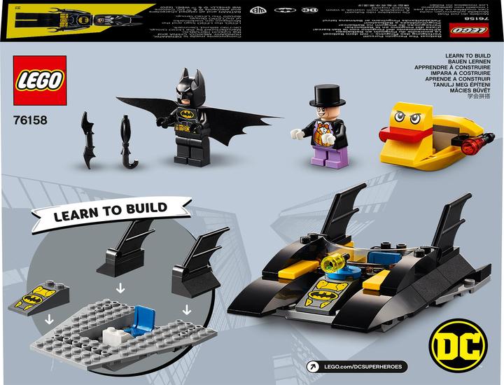 Produktbild LEGO Verfolgung des Pinguins – mit dem Batboat (76158, LEGO DC)