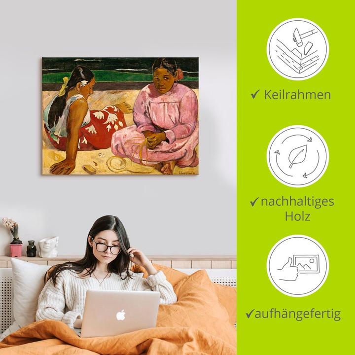 Actual product image Artland Women of Tahiti (or: On the beach).1891 T6RH (40 x 30 cm)