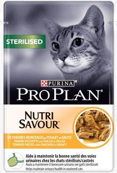 Produktbild Pro Plan Cat Nutrisavour Sterilised Huhn (Adult, 1 Stk., 850 g)