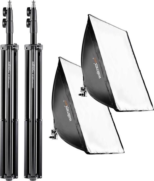 Actual product image Walimex Daylight 250 continuous light with softbox & tripod Duo Kit (Studio light)