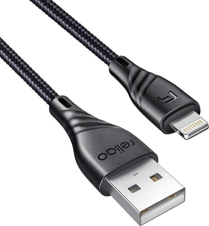 Actual product image Mcdodo Reliqo - Charging Cable MFI 1.2m USB to Lightning - Black (1.20 m)