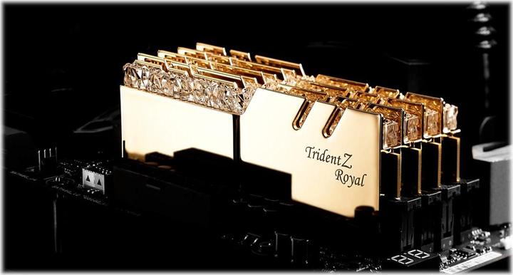 Immagine prodotto G.Skill TridentZ Royal 64GB DDR4 3600-14, (8x8GB), F4-3600C14Q2-64GTRGB (8 x 8GB, 3600 MHz, DDR4-RAM, DIMM)