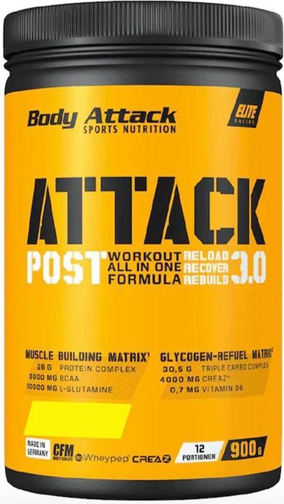Immagine prodotto Body Attack Post Attack 3.0 (lattina da 900g) (Frutta Esotica, 1 pz., 900 g)
