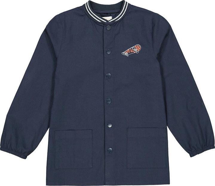 Actual product image La Redoute Collections Craft smock with press studs and college collar (110)