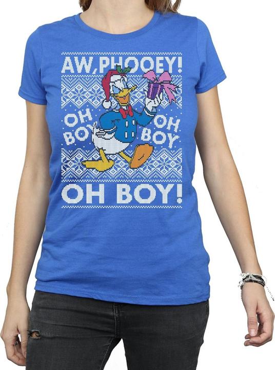 Produktbild Disney Donald Duck Christmas Fair Isle TShirt (L)