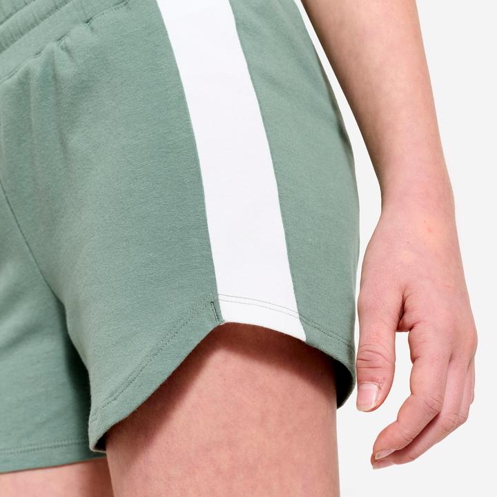 Produktbild Domyos Shorts Mädchen Baumwolle - grün (6, 7, 8)