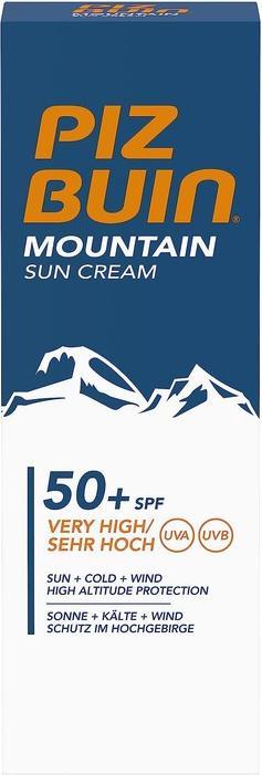 Actual product image Piz Buin Mountain Suncream (Suntan cream, SPF 50+, 50 ml, 72 g)