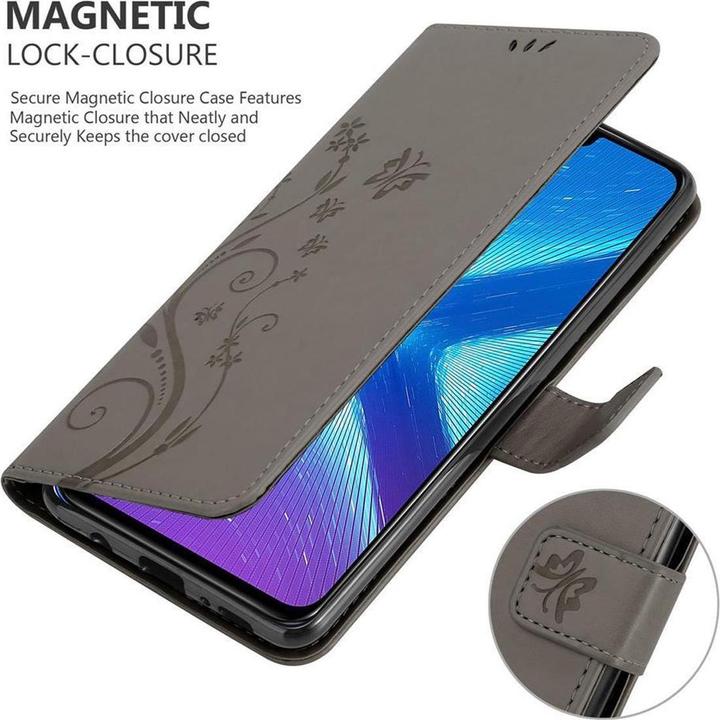 Actual product image Cadorabo Flower Book Cover (Honor 8X)