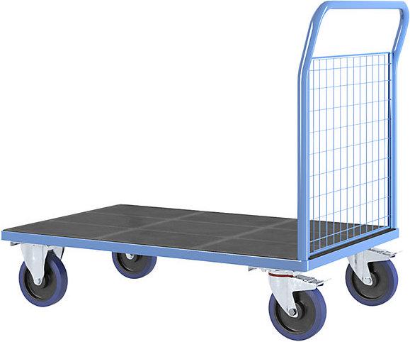 Produktbild eurokraft pro Plattformwagen mit Gitterwänden (500 kg)