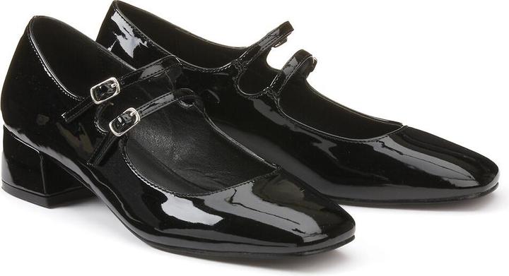 Actual product image La Redoute Collections Strappy ballerinas with a small heel (40)