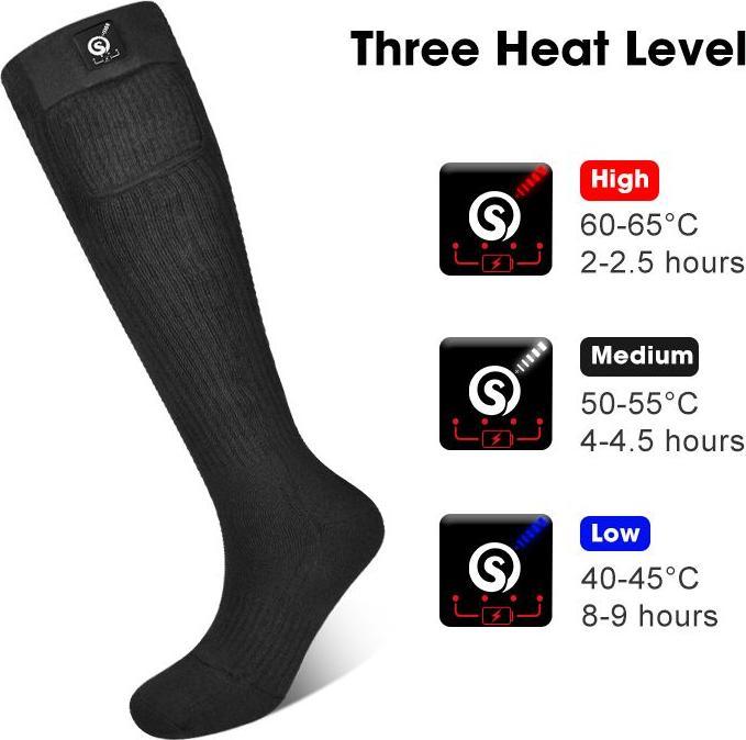 Produktbild Savior beheizbare Socken Oslo inkl. Akku (35 - 37)