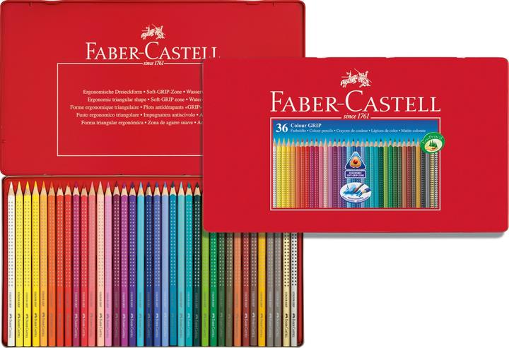 Immagine prodotto Faber-Castell impugnatura a colori (Multicolore, 36 x)