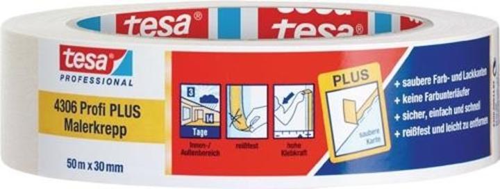 Produktbild tesa Profi PLUS Malerkrepp 50m x 30mm (30 mm)