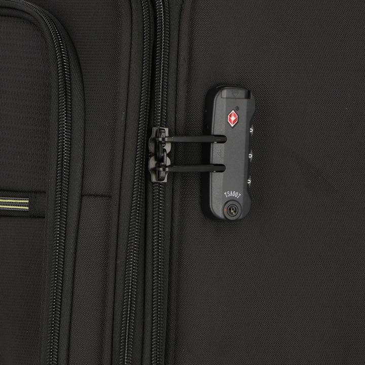 Actual product image D&N Travel Line 9704 4-wheel trolley L 78 cm with expansion fold (107 l, L (90 - 115l))