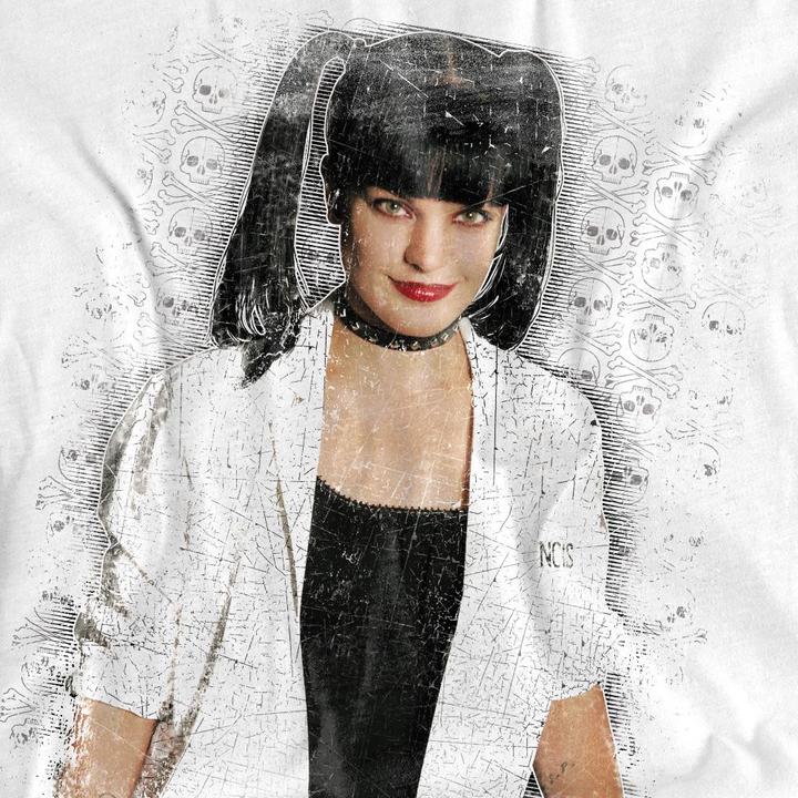 Actual product image Ncis Unisex Adult Abby Skulls T-Shirt (L)
